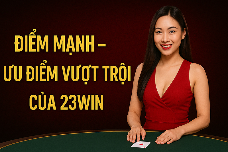 23WIN sở hữu nhiều ưu điểm vượt trội